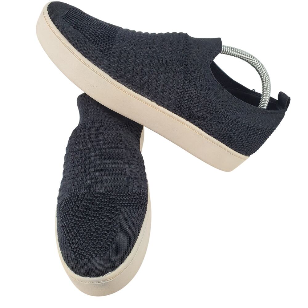 A New Day Black Carina Slip On Sneaker Shoe Womens Size 11 New‎